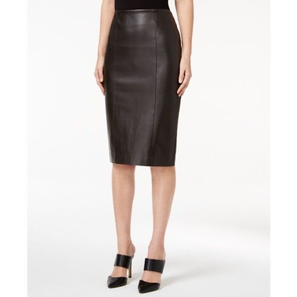 Alfani Dresses & Skirts - Alfani Faux-Leather Pencil Skirt